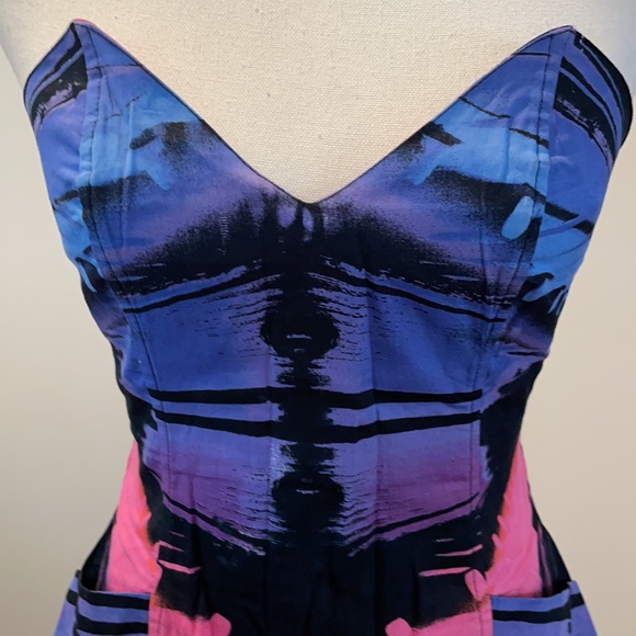 Women’s Motel Rocks Tiedye MIDI Dress small - Picture 2 of 7